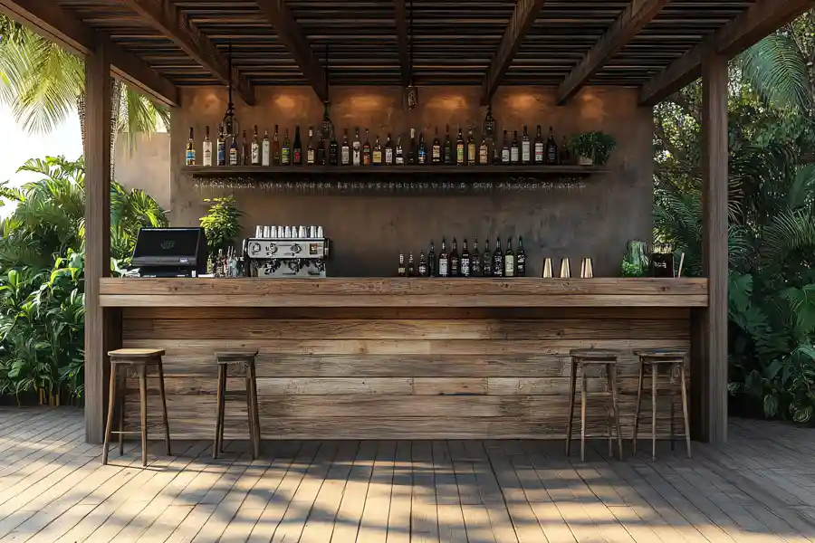 Garden Bar Installation Edinburgh | Kingsknowe Garden Rooms